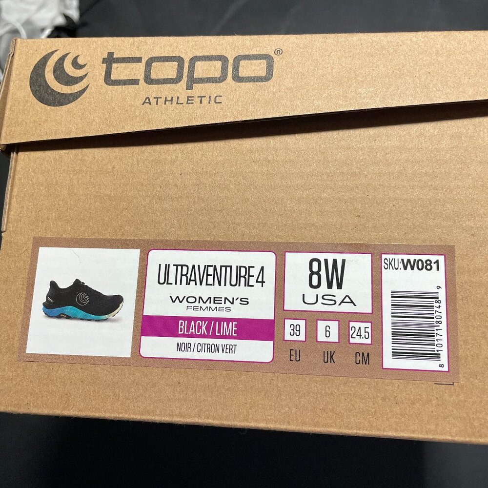 Topo Athletic  Ultraventure 4 women's 8W BNIB